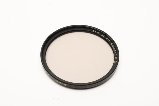 B+W 62 491 Redhancer 2x F-Pro 62mm Filter in Jewel Case - Mint-