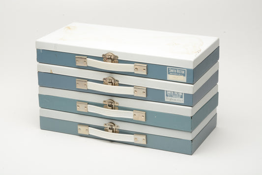 4X Smith Victor 35mm Slide File individual 35mm slide sorting for up to 150 slides