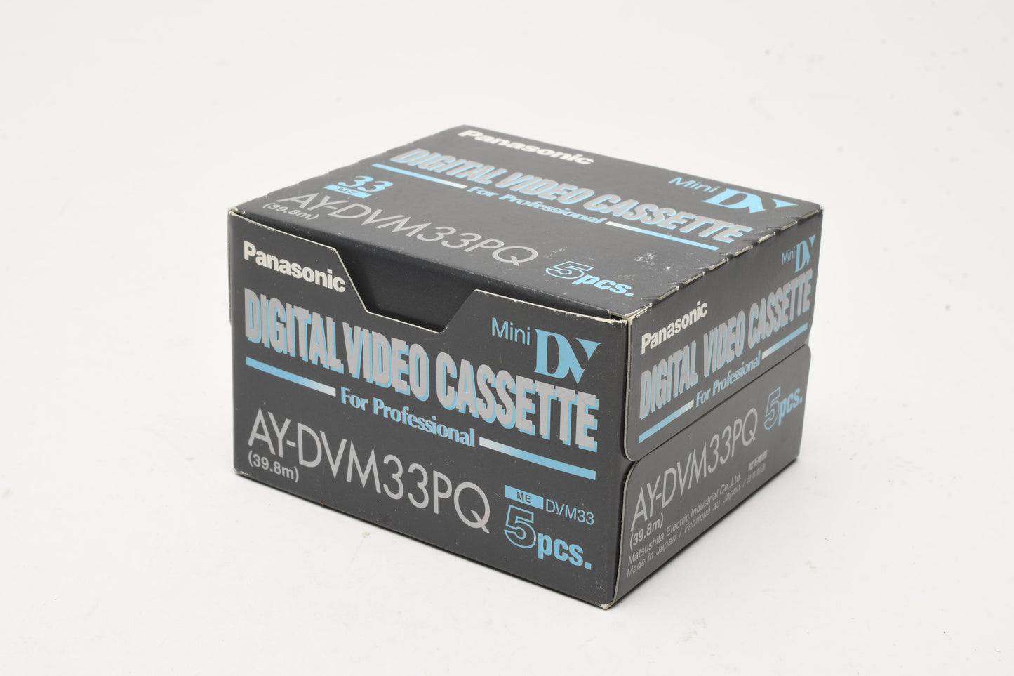 5X Panasonic Mini DV Cassettes AY-DVM33PQ - New