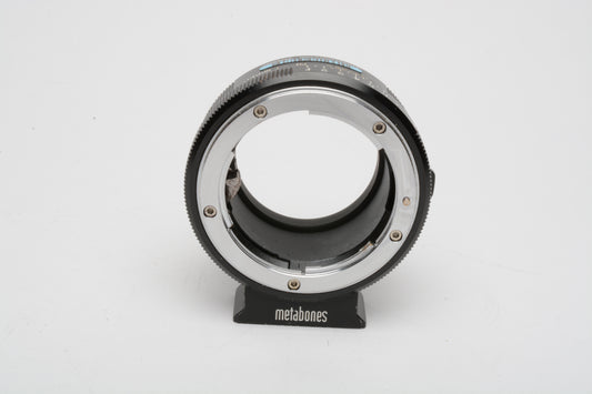 Metabones Nikon F Lens to Sony E-mount Camera (NF-E Mount) in jewel case + caps