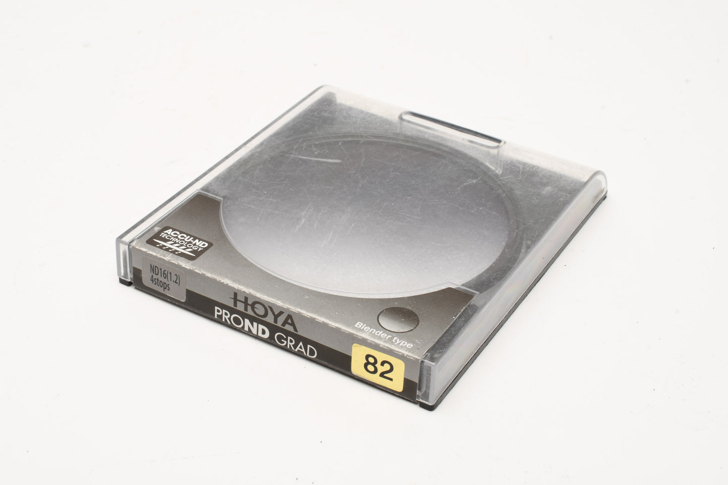 Hoya 82mm Pro ND16 Grad graduated grey filter in jewel case - mint-