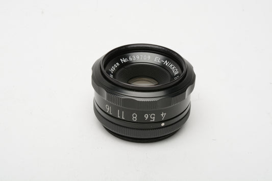 Nikon Nikkor 50mm f4 Enlarging lens, Mint, Jewel case, box