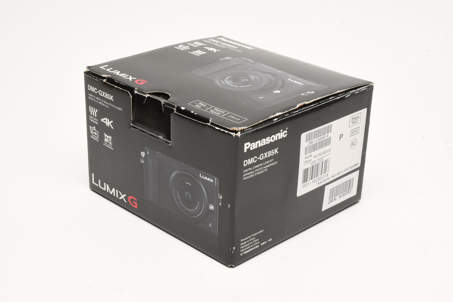 Panasonic Lumix GX85 16MP Digital Point&Shoot w/12-32mm+++, Mint, Boxed