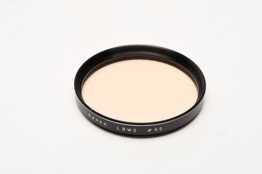 Kenko 55mm LBW2 warming filter in jewel case and box - mint-