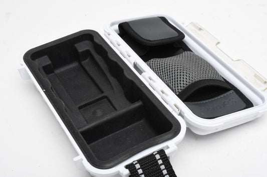 Pelican I1030 Waterproof Case (White), Clean w/strap