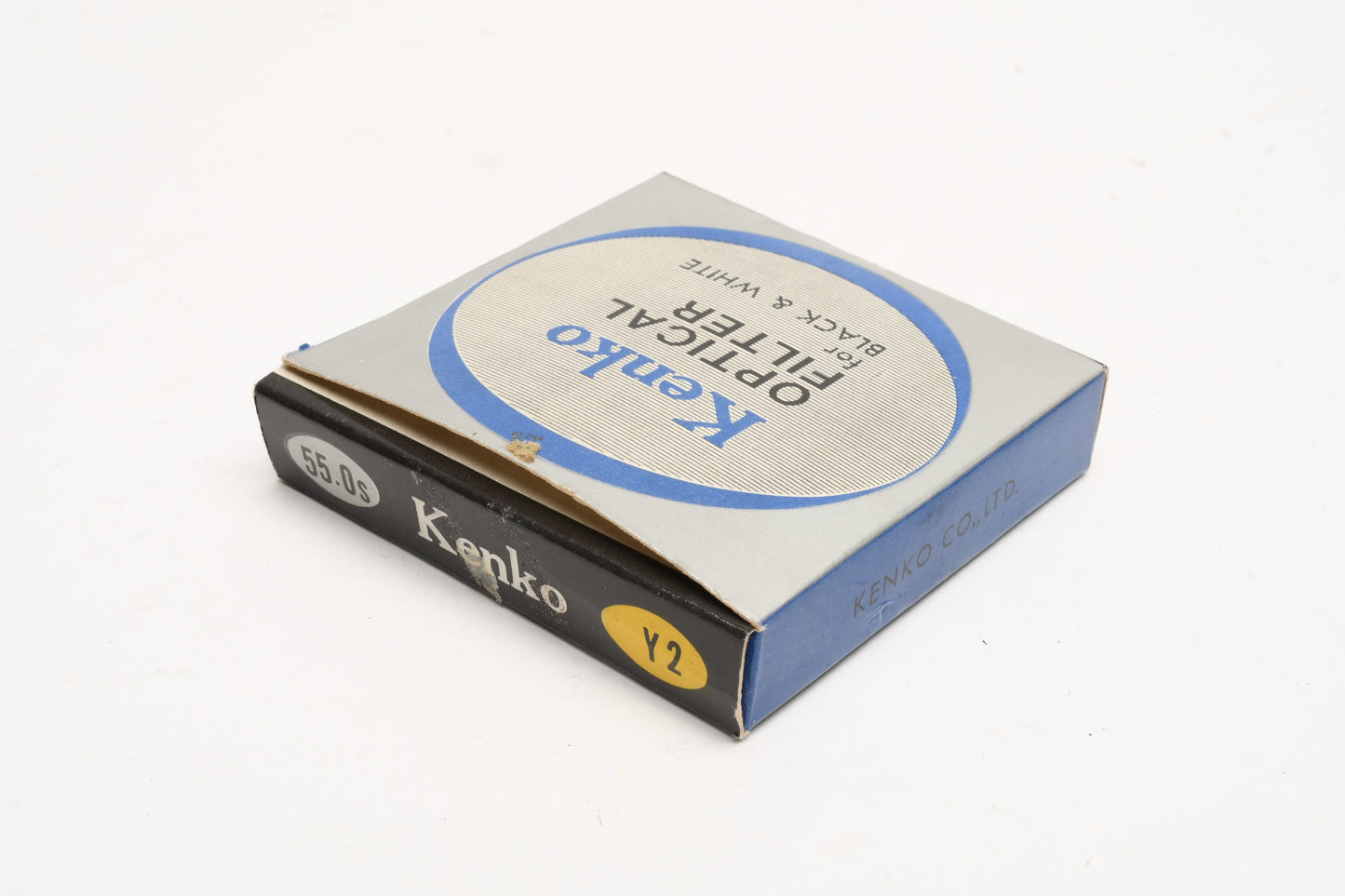 Kenko 55mm Y2 yellow filter in jewel case and box - mint-