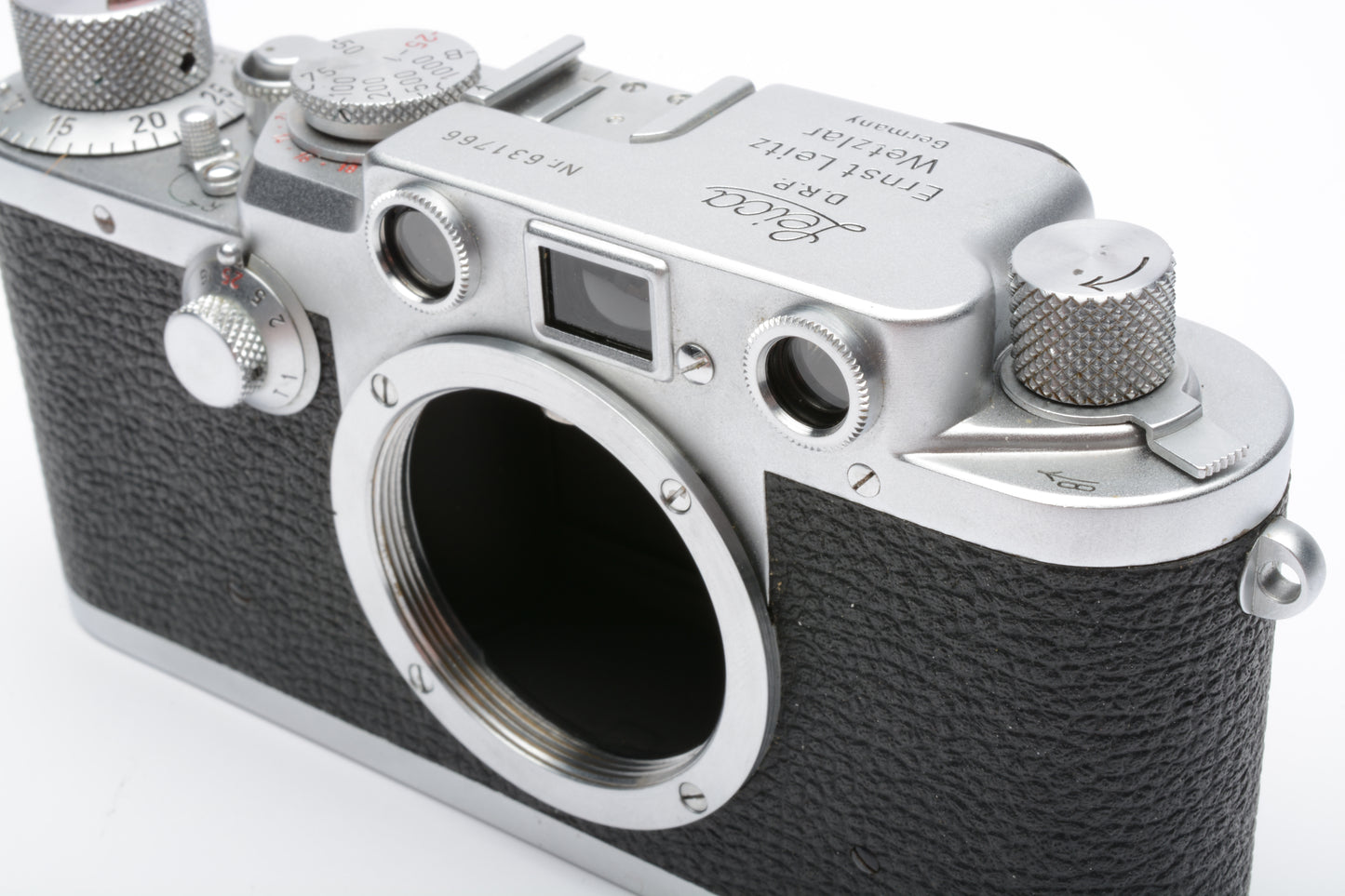 Leica IIIf 35mm rangefinder camera red dial, works great!  Very clean