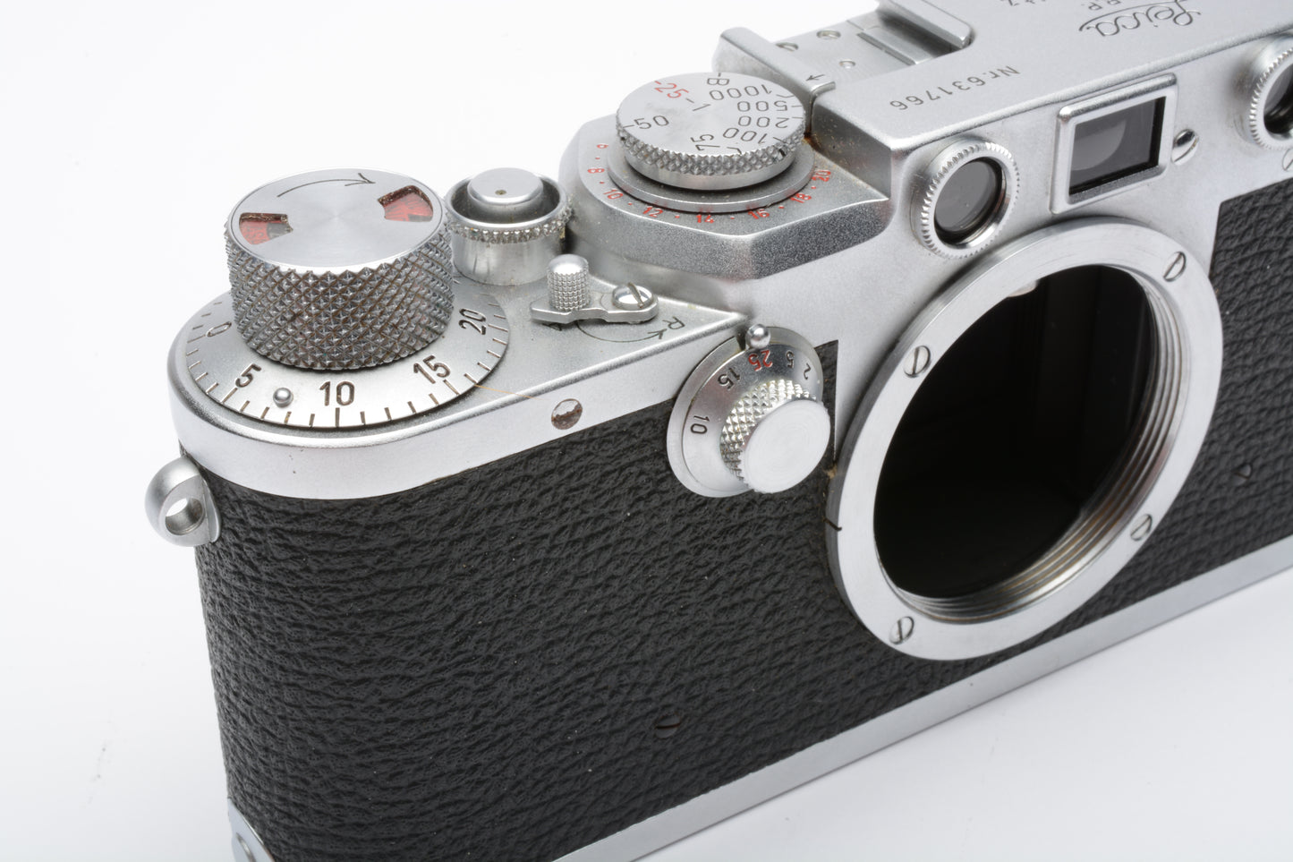 Leica IIIf 35mm rangefinder camera red dial, works great!  Very clean