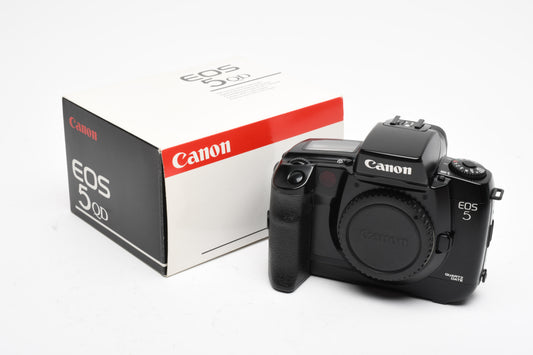 Canon EOS 5 QD 35mm SLR Body, Very clean, fully tested, Great! Boxed