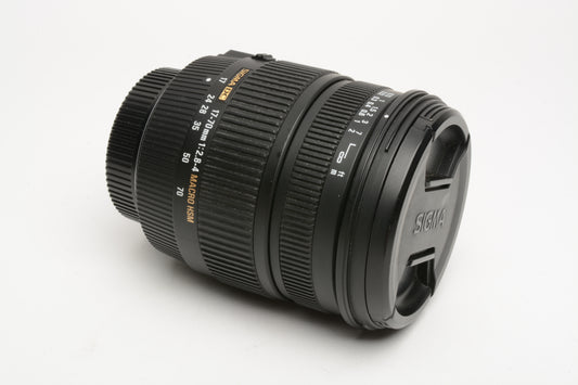 Sigma 17-70mm f2.9-4 DC Macro OS for Nikon AF D, Clean, Boxed