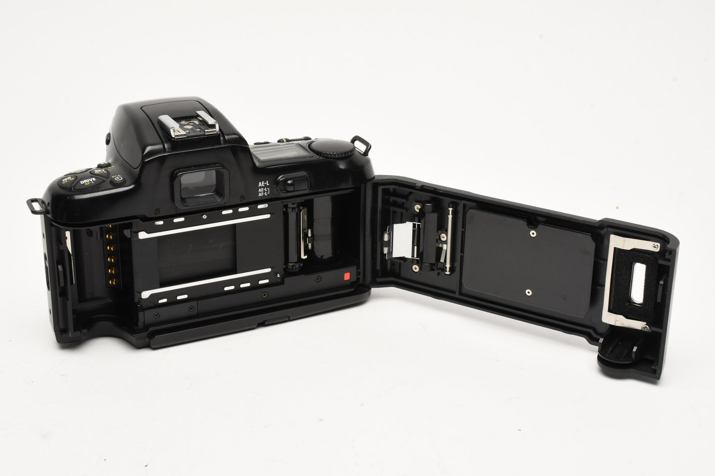 Nikon N6006 35mm SLR body, cap, strap, cable release - tested & clean