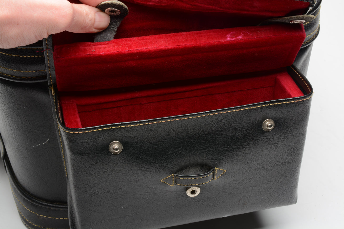 Miida MB-2316 Vintage camera shoulder bag, great design, ~12 x 10 x 9"