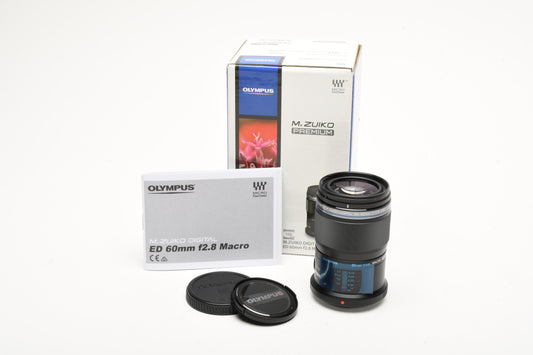 Olympus Digital 60mm f2.8 Macro ED lens for Micro 4/3 mount NEW