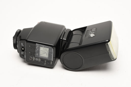 Olympus FL-40 Electronic flash, works great - *Cracked LCD screen