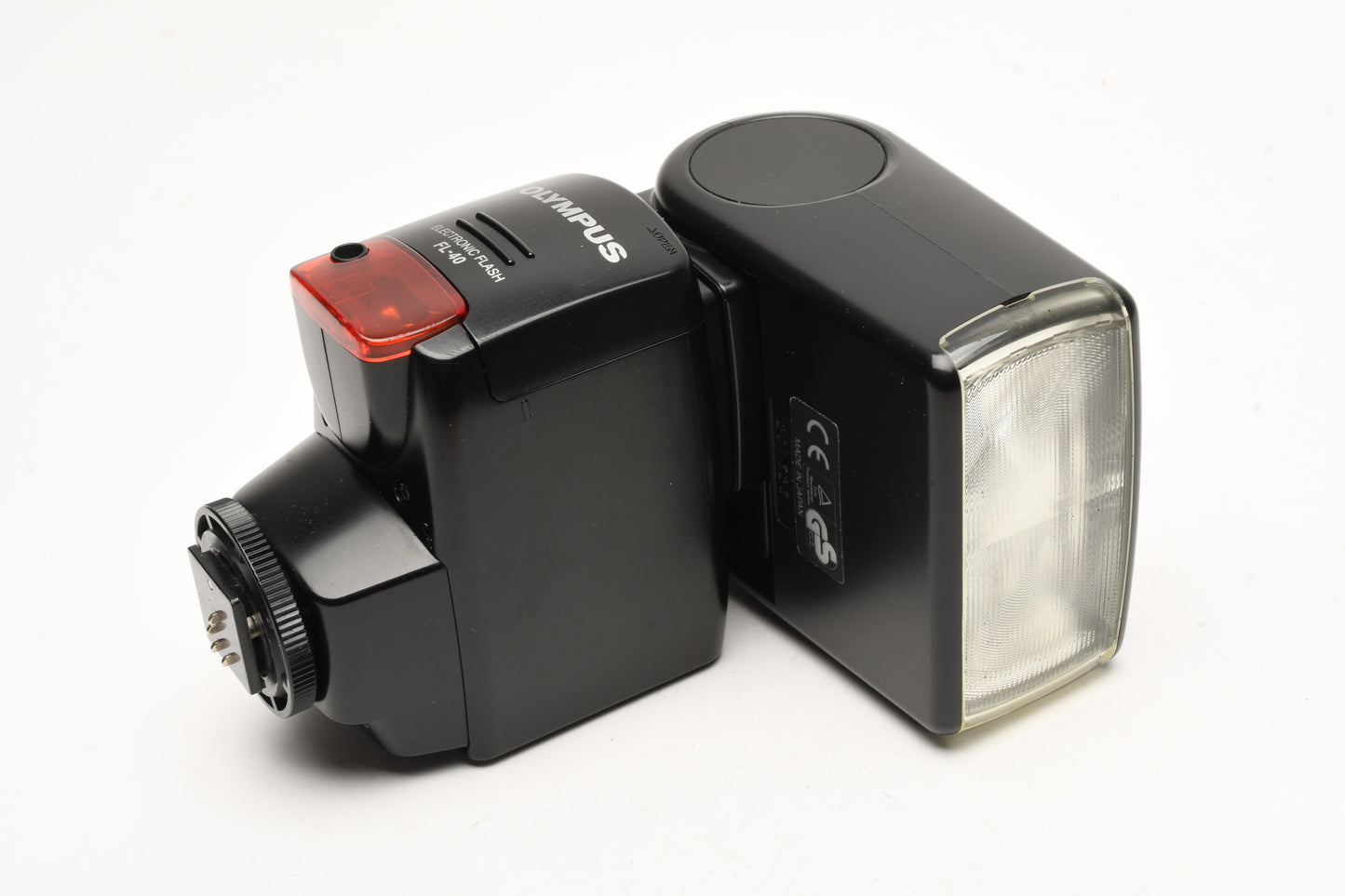 Olympus FL-40 Electronic flash, works great - *Cracked LCD screen