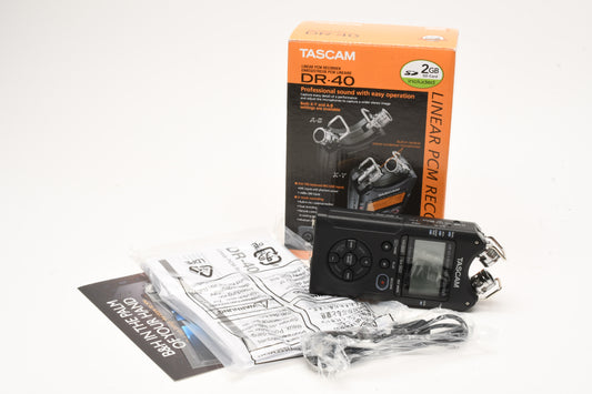 Tascam DR-40 Linear PCM Recorder - NIB