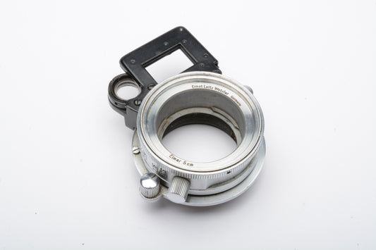 Leica Leitz NOOKY Elmar 5cm adapter M39 (Black Frame)
