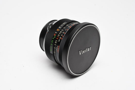 Vivitar 24mm f2.8 Wide-Angle lens For Nikon Non-Ai Lens mount, +Pouch