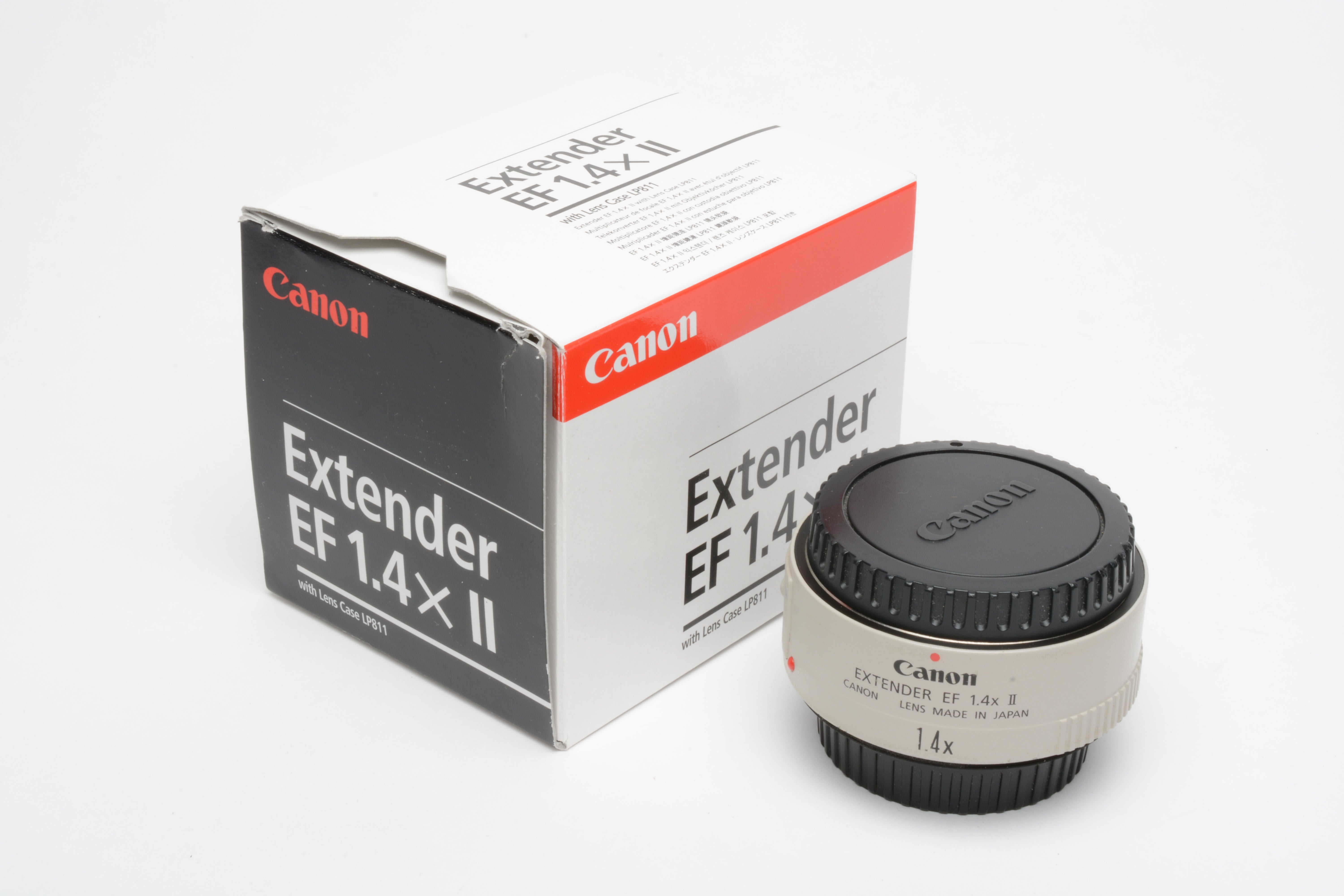 Canon EF 1.4X II extender teleconverter w/caps, boxed, gently used