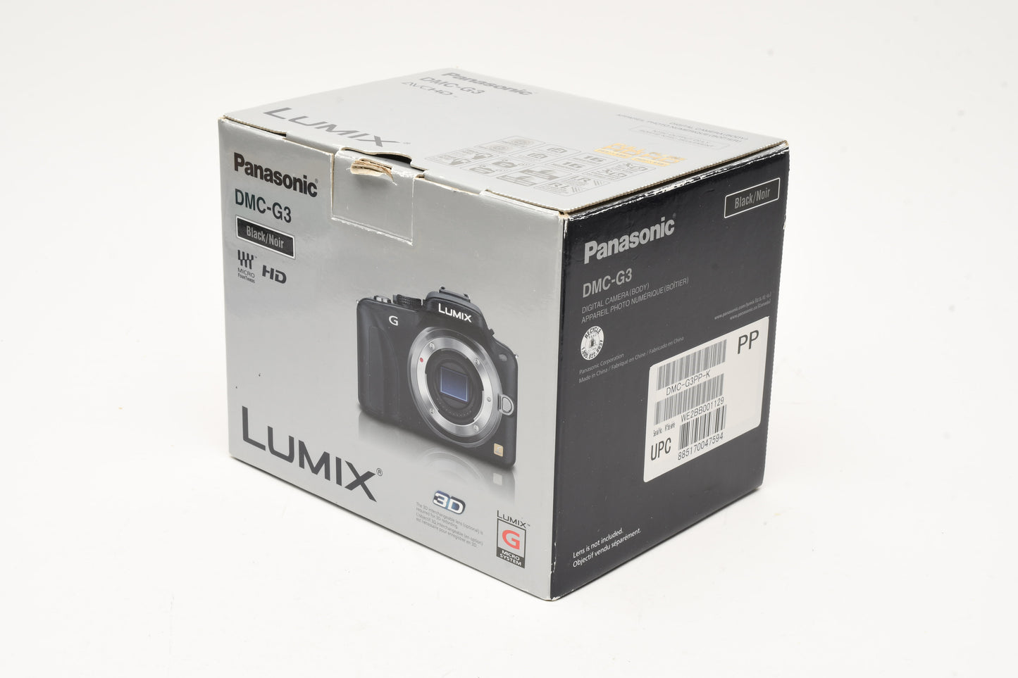 Panasonic Lumix DMC-G3 Body Only (Black) Boxed, Mint Only 372 Acts!