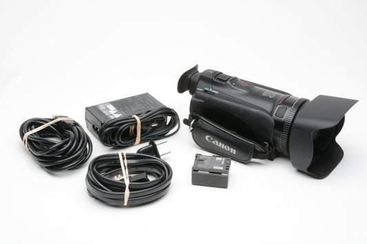 Canon HFG20 HD CMOS Pro Camcorder, batt+AC+hood, very nice