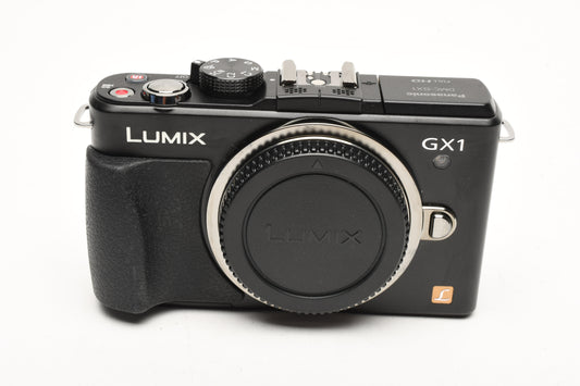 Panasonic Lumix DMC-GX1 Body Only (Black) Boxed, Mint- Only 303 Acts!