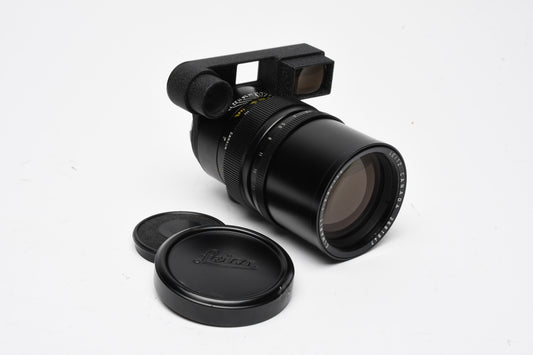 Leica Leitz Elmarit R 135mm f2.8 3Cam MF lens, Caps, Goggles (Canada)