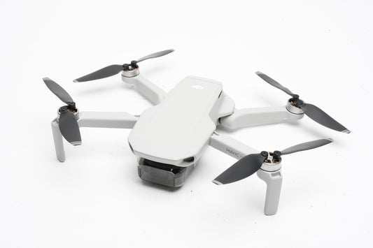 DJI Mavic Mini Ultra Light w/3batts, remote, Tested, (Unbound), Great