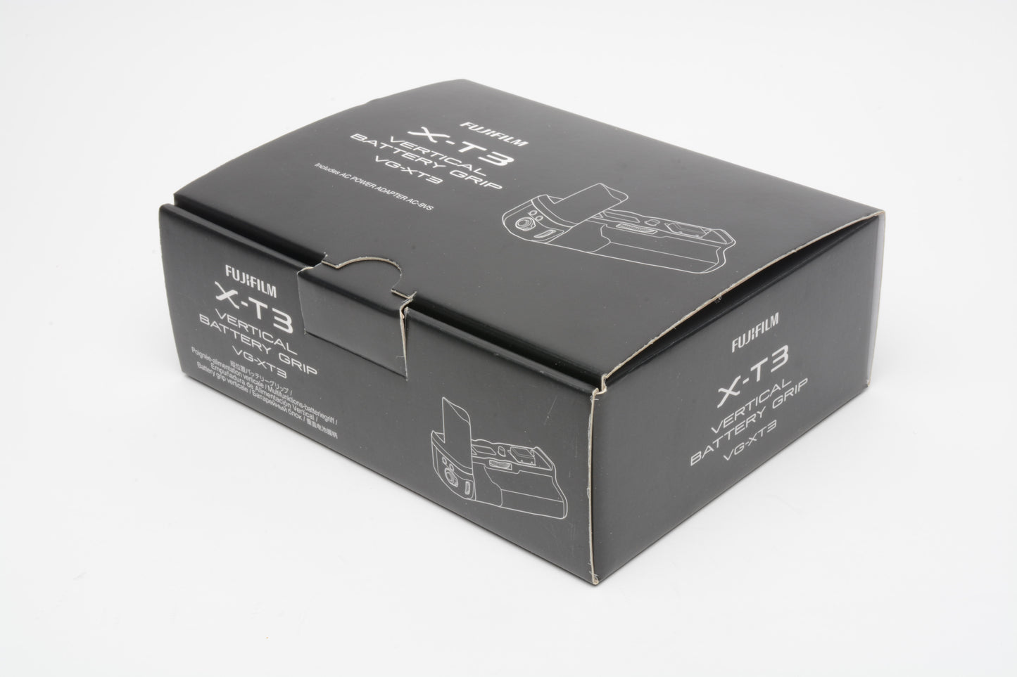 Fujifilm VG-XT3 Vertical Battery Grip + AC-9VS AC, Boxed, Barely Used, Mint
