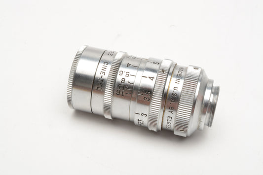 Elgeet Cine-Tel 38mm f2.5 D-Mount lens, clean