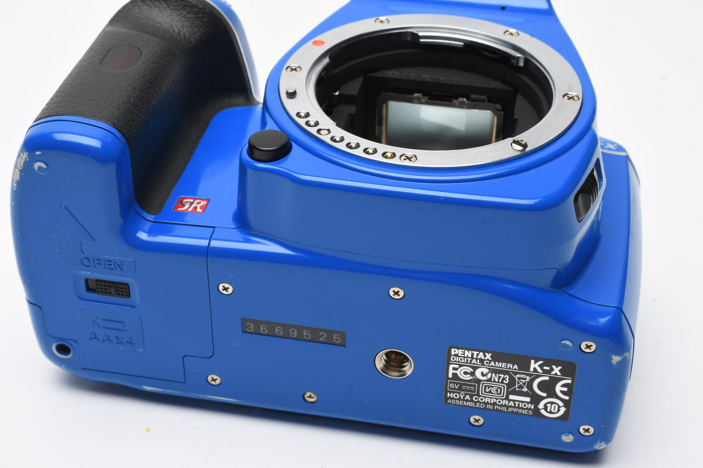 Pentax KX Blue DSLR Body, Only 6907 Acts, manual, Tested