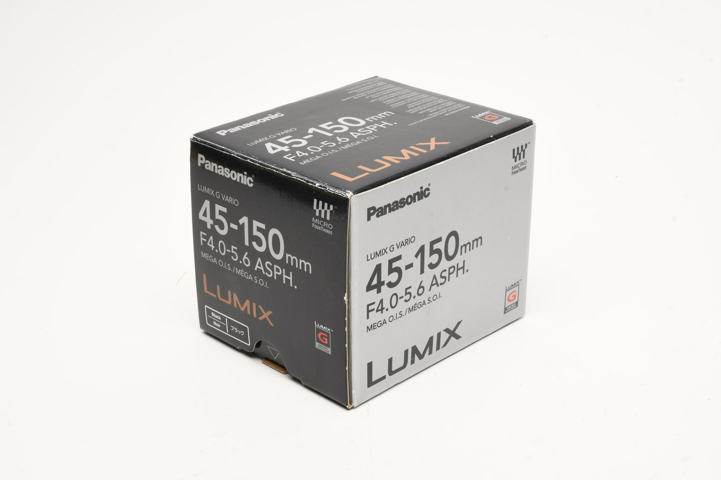 Panasonic Lumix G Mega O.I.S. 45-150mm f4-5.6 H-FS45150, Mint-