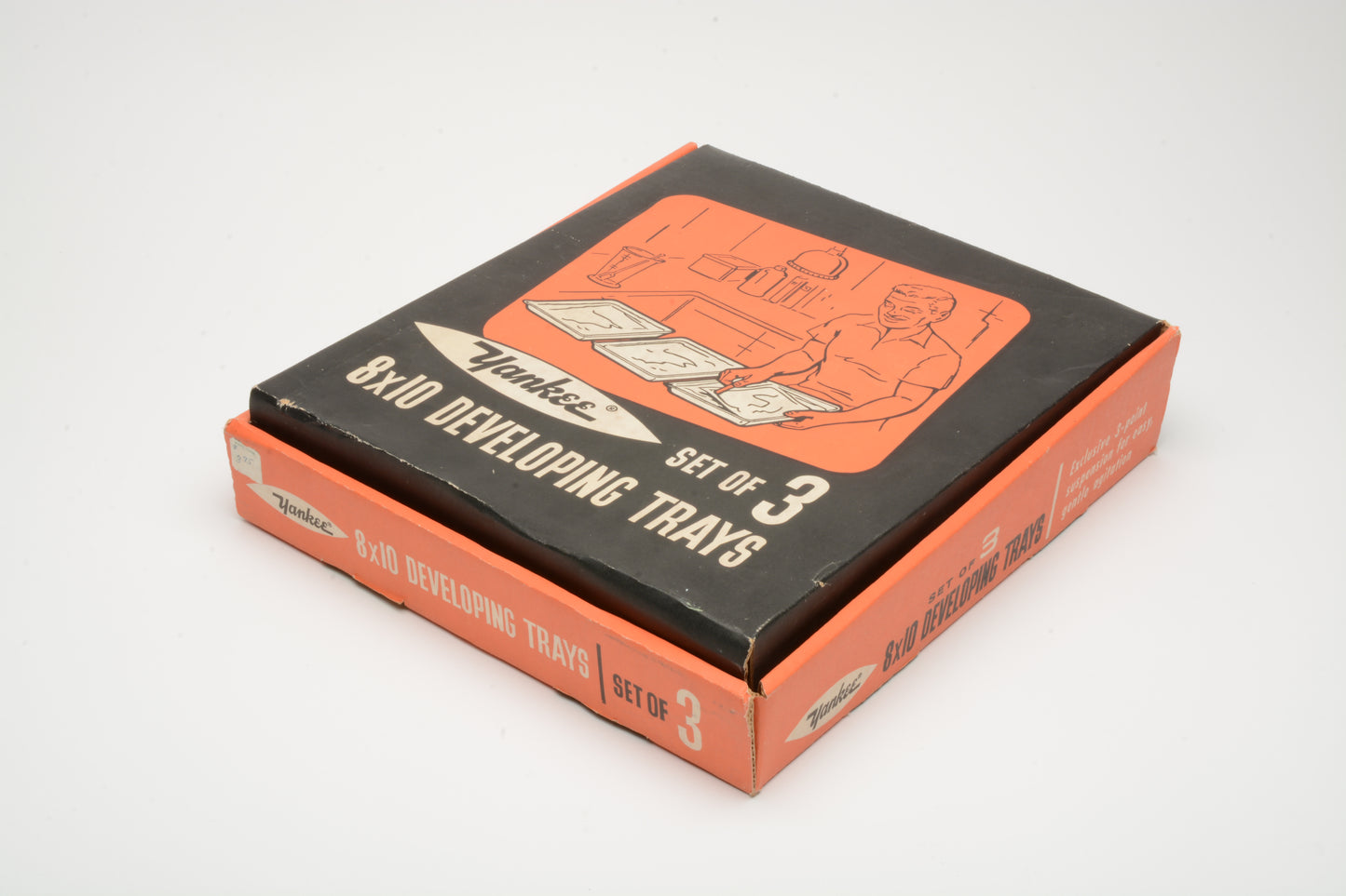 3X Yankee 8x10" Agitray darkroom printing trays, NEW (10x12" exterior)