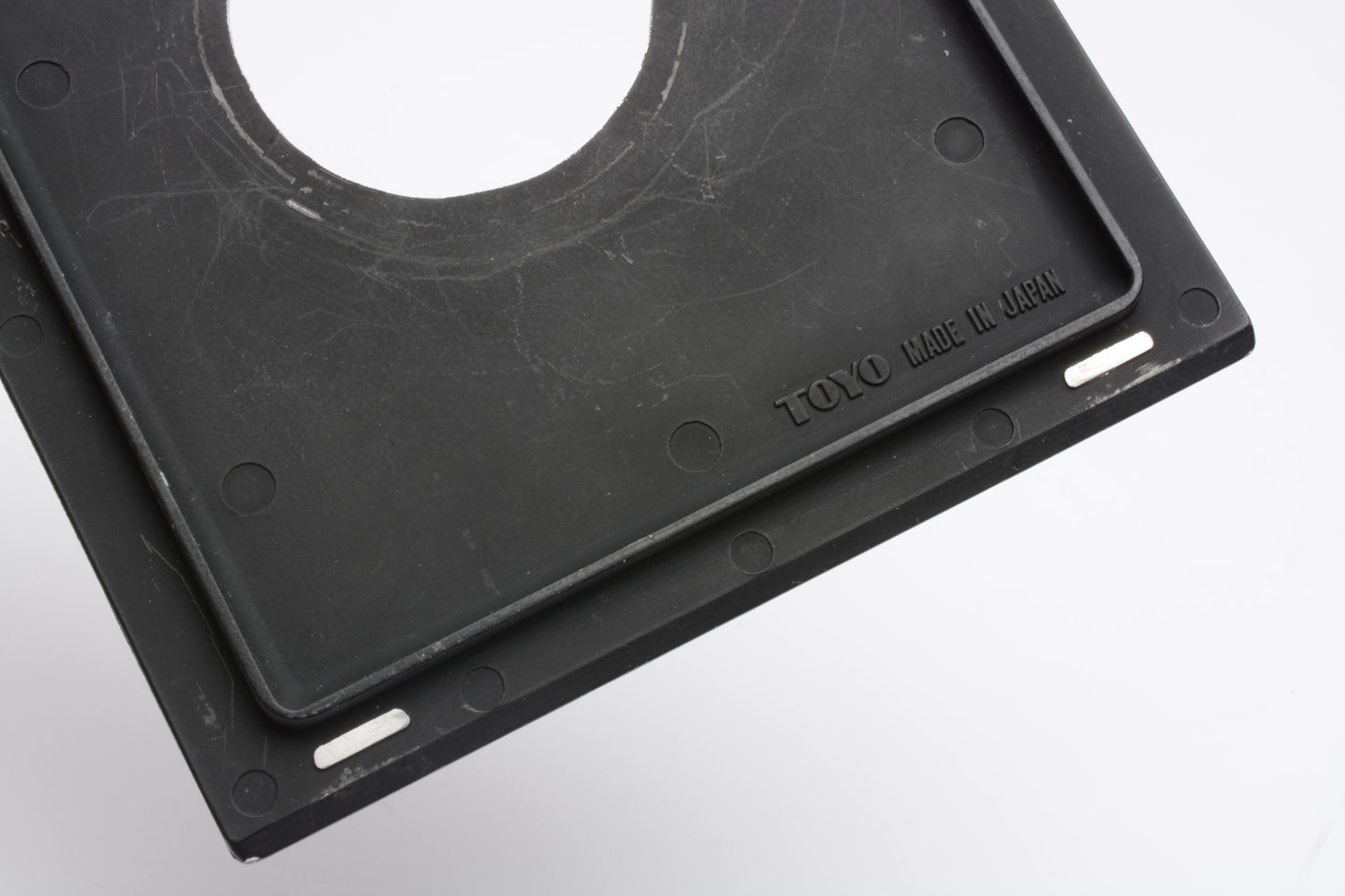 Toyo off center lens board 110mm x 110mm w/42mm hole (Copal #1)