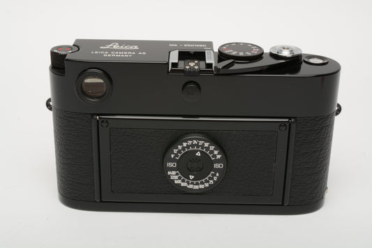 Leica M6 0.72 TTL Millennium Black Paint Body, Mint- 1280/2000