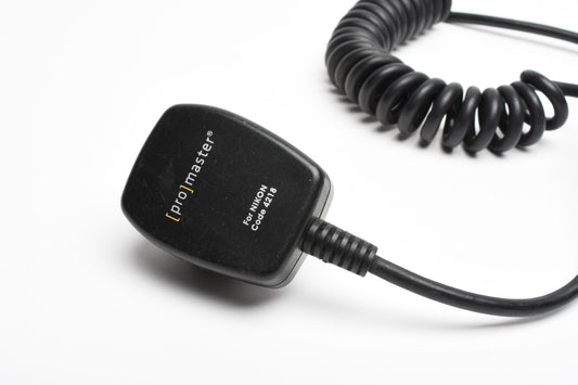 Promaster 4218 TTL off camera flash cord for Nikon DSLR cameras, Tested