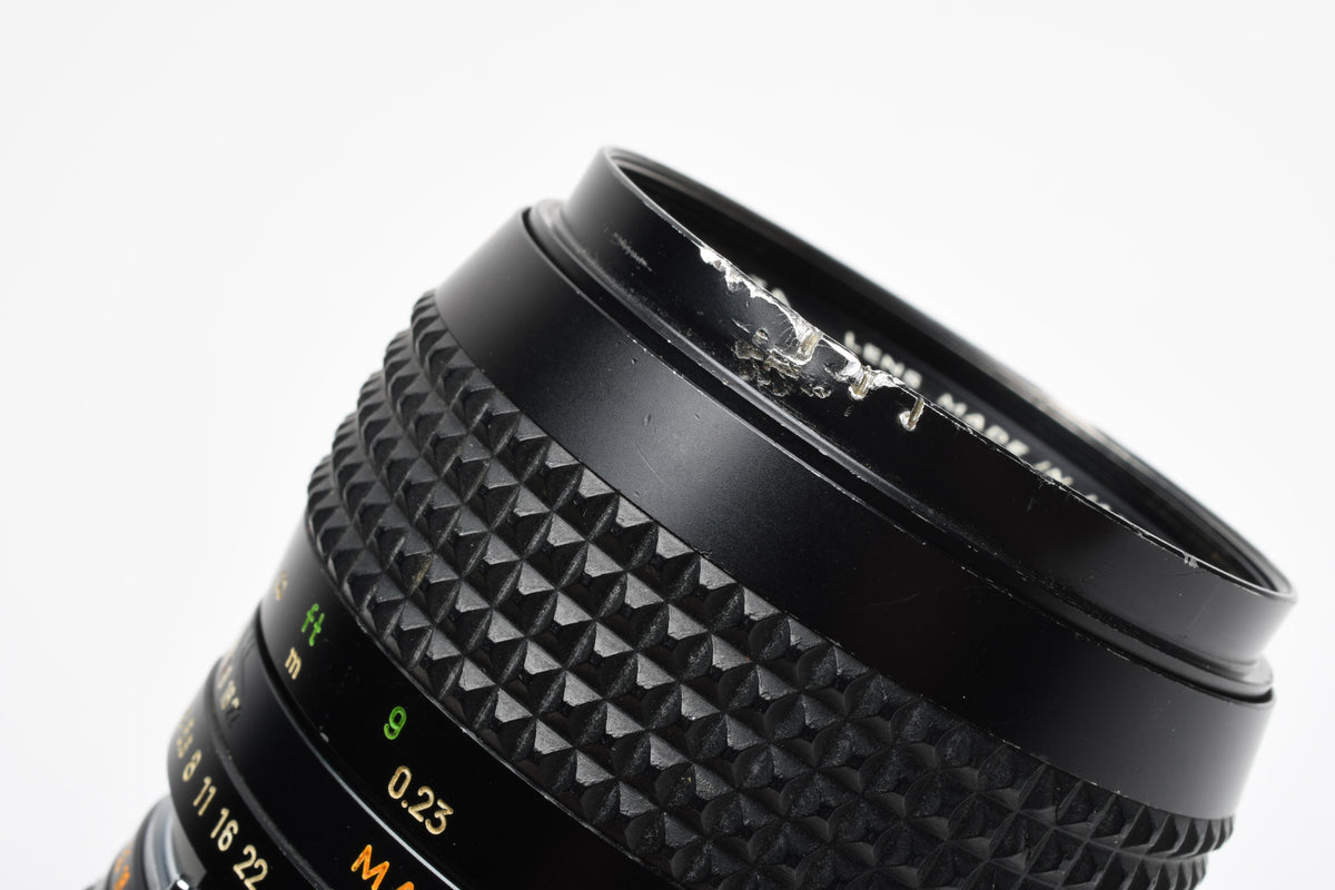 Minolta MC Rokkor-X 50mm f3.5 Macro lens w/ 1:1 Extension tube, Sharp!