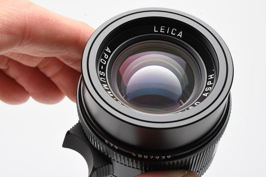 Leica APO-Summicron-M 50mm f2 Asph. (Black) #11141 NEW, Boxed, USA Warranty