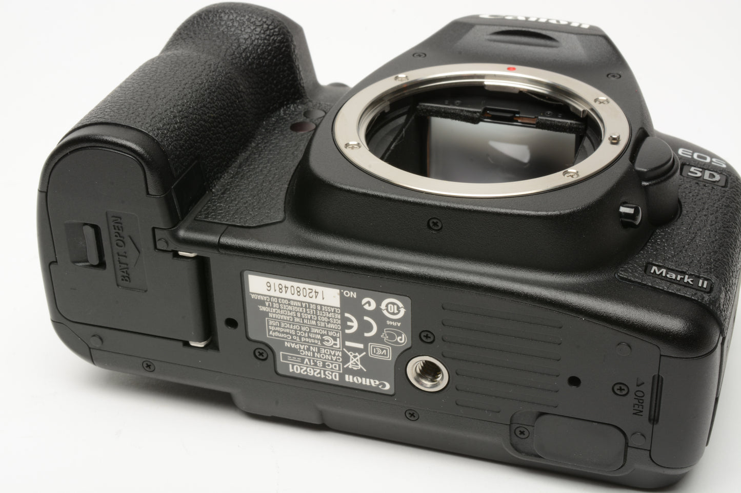 Canon EOS 5D Mark II DSLR Body, 2batts, Charger, Only 5137 Acts, Clean!