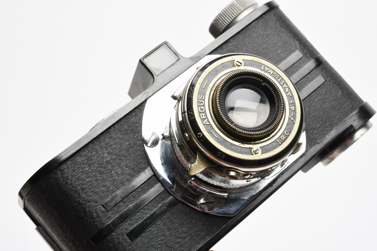 Argus IRC 35mm Vintage camera w/ f4.5 lens+ case, Tested, Clean, Vintage *Read
