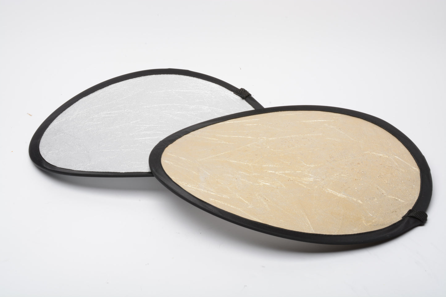 2X RPS 12" Silver / White & Silver / Gold Reflectors, Clean, in pouch