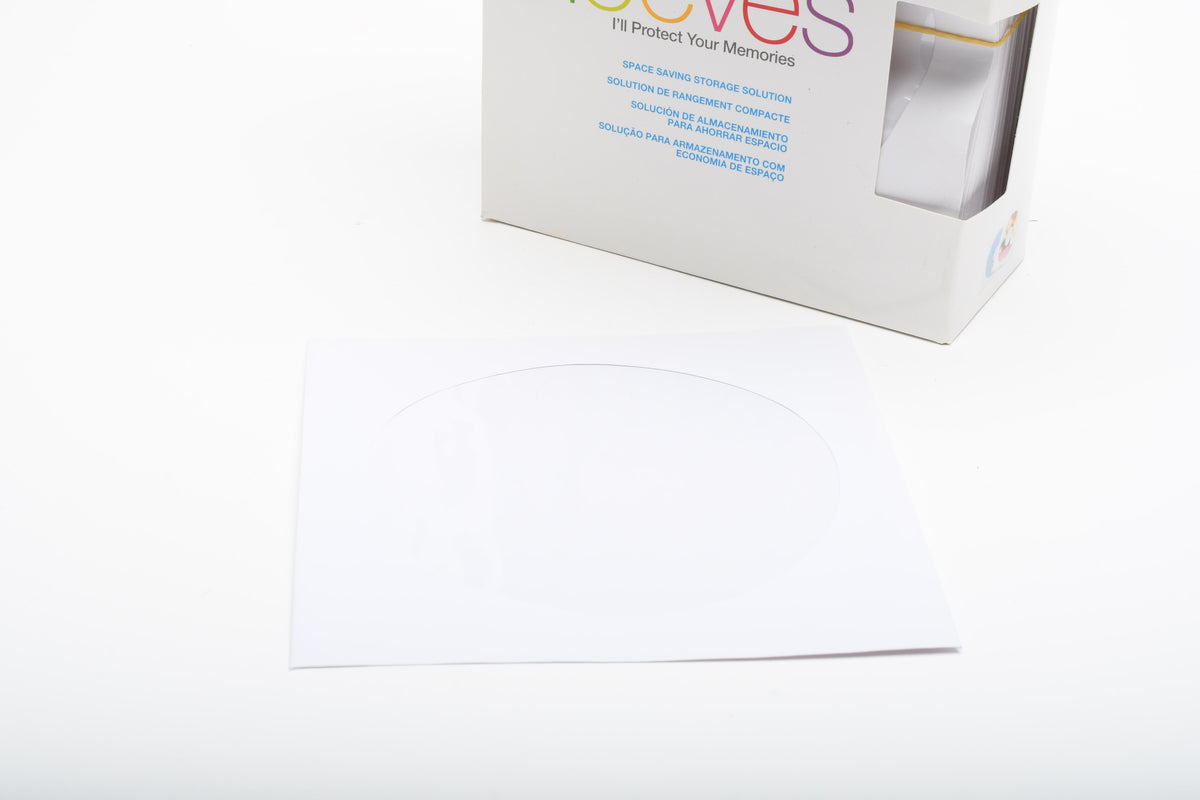 Memorex White CD & DVD Sleeves, pack of 91 Sleeves
