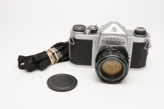 Pentax S3 35mm SLR w/50mm f1.8 lens, New seals, Very clean, Timeless