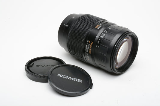 Promaster AF 70-300mm f4-5.6 LD zoom lens, Sony A mount, Bargain