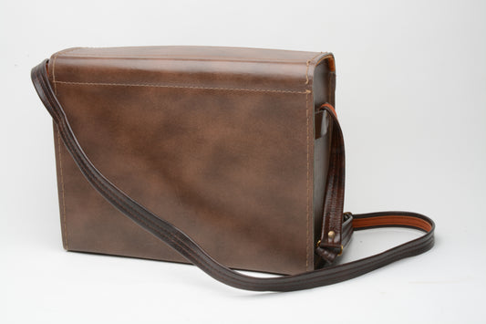 Kodak vintage carrying case shoulder bag ~13 x 10 x 4" (Brown)