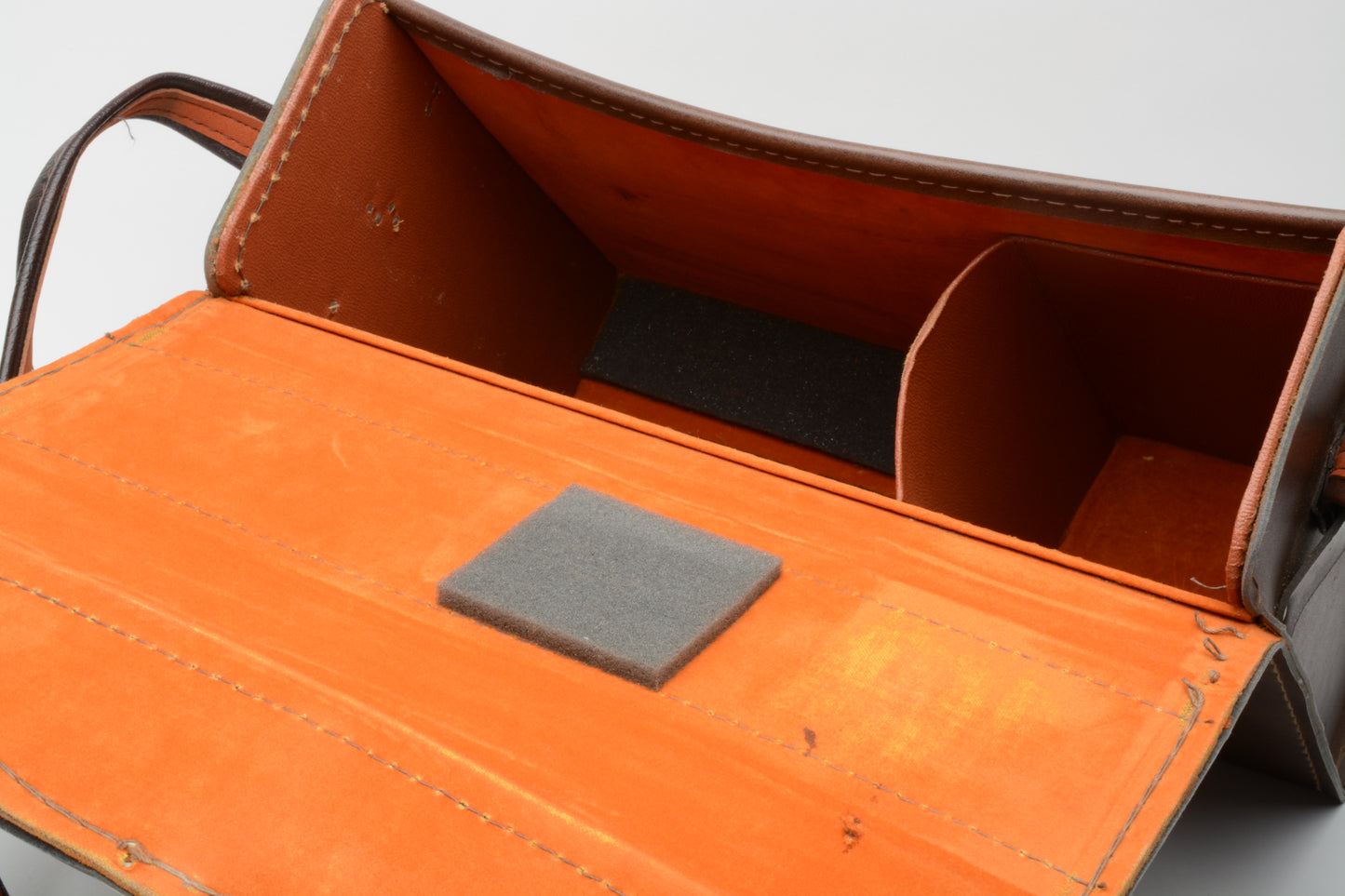 Kodak vintage carrying case shoulder bag ~13 x 10 x 4" (Brown)