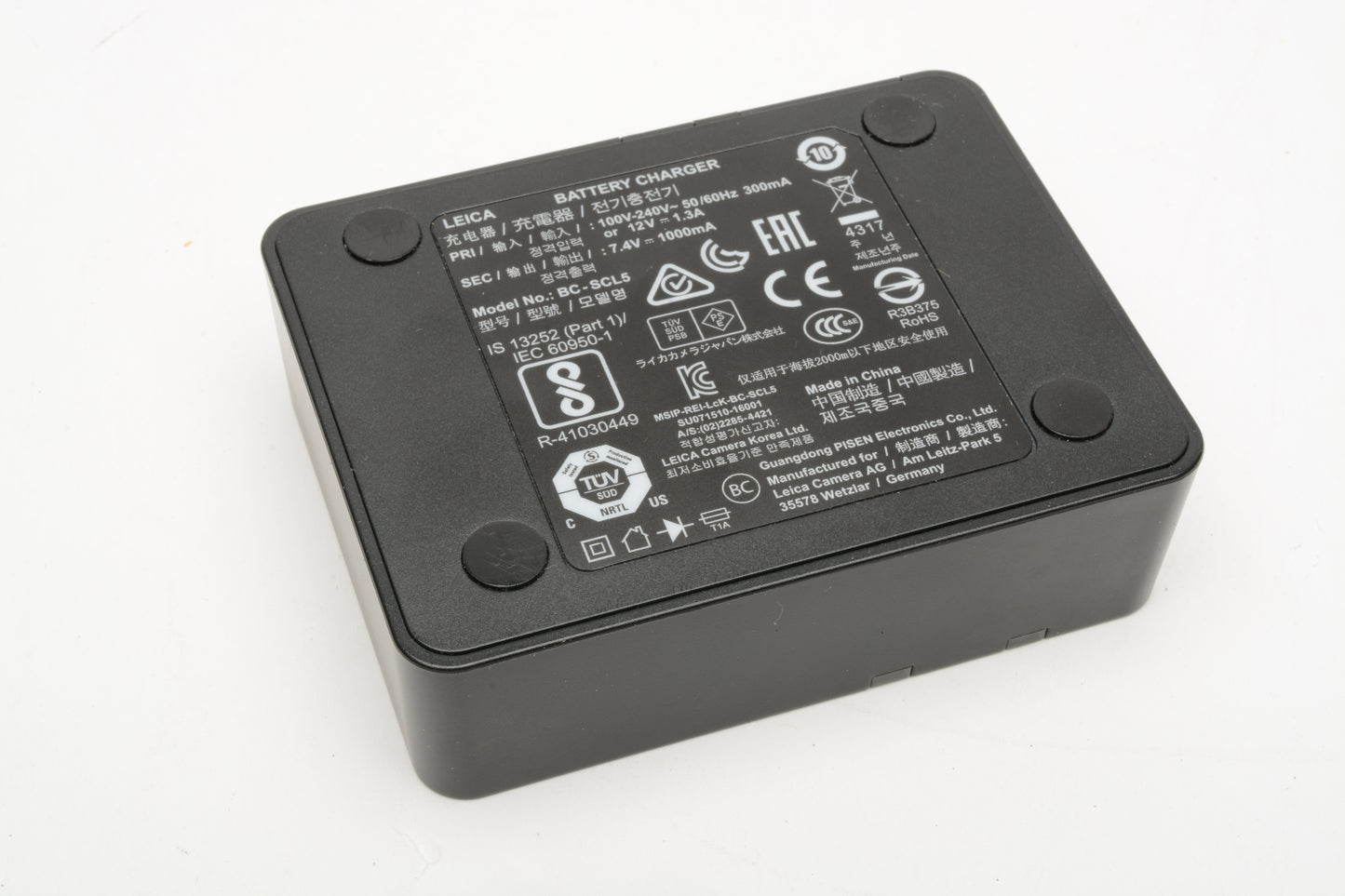 Leica BC-SCL5 battery charger, genuine, Very clean