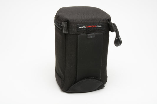 Lowepro padded lens case #1 (Black) 6" tall x 3" diameter, Clean