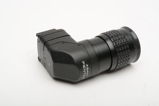 Pentax Right Angle Eyepiece Magnifier M, Very clean, w/Case & Rubber Eyecup