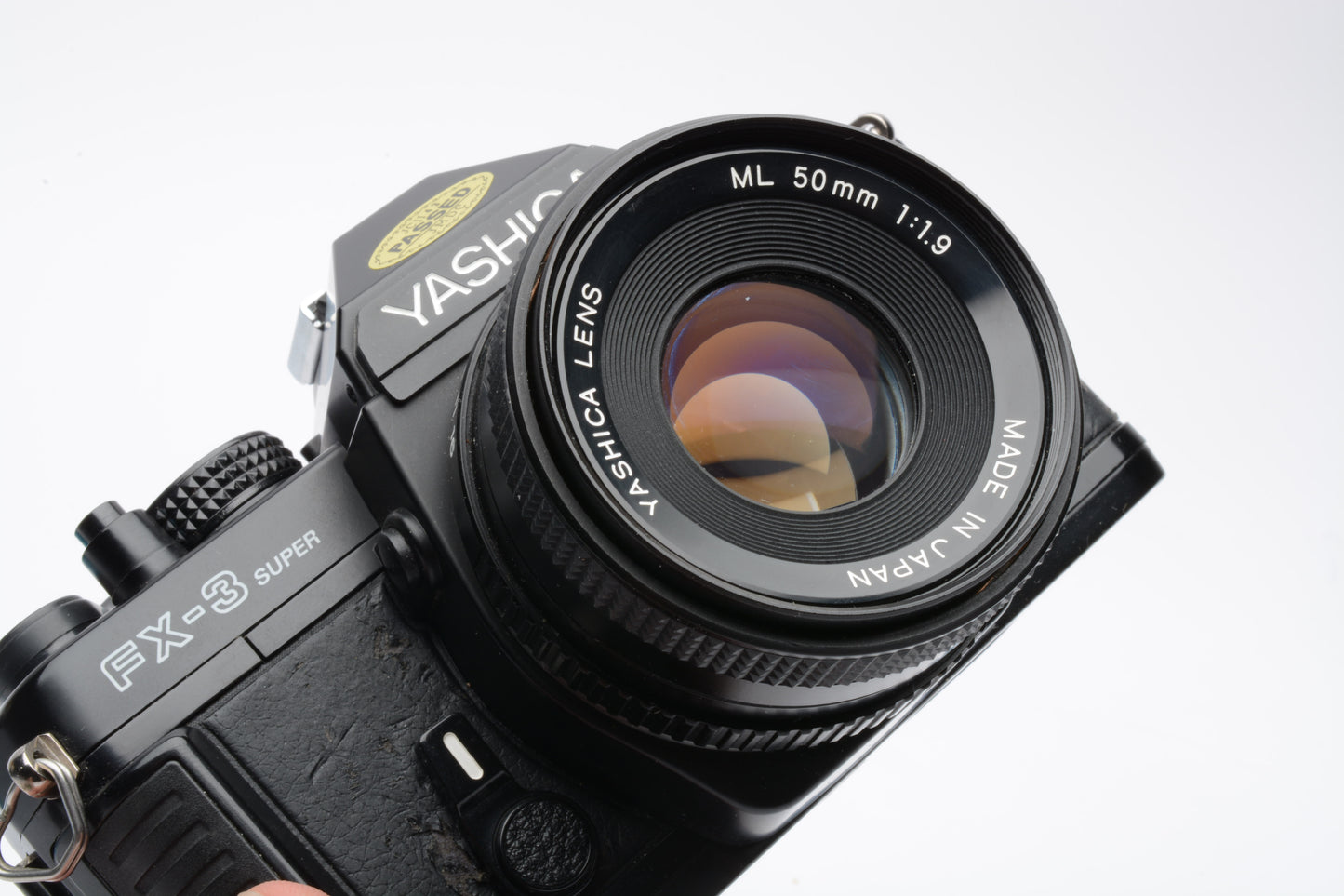 Yashica FX-3 35mm SLR w/50mm F1.9 ML lens, manual, cap, new seals, tested